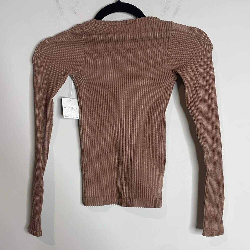 Free People Intimately | Clean Slate Layering Top in Withered Rose Size XS/S NWT - Picture 6 of 6